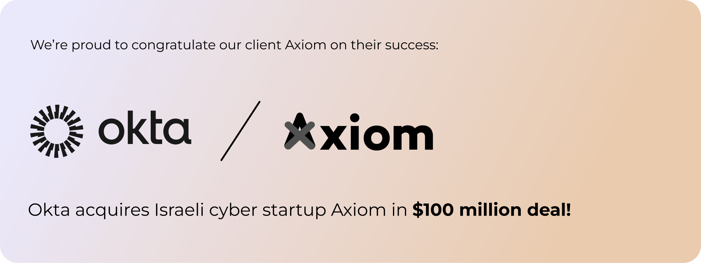 okta acquired axiom